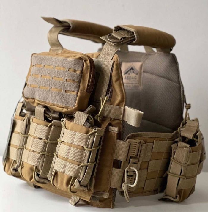 Плитоноска Asdag Cordura 1000D с системой быстрого сброса, тактический быстросъемный жилет разгрузка