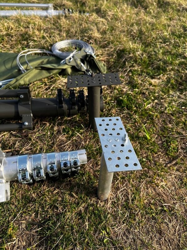 Мачта телескопическая алюминиевая 10м