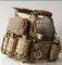 Плитоноска Asdag Cordura 1000D с системой быстрого сброса, тактический быстросъемный жилет разгрузка