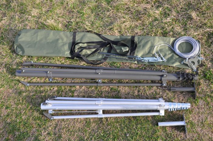 Мачта телескопическая алюминиевая 10м