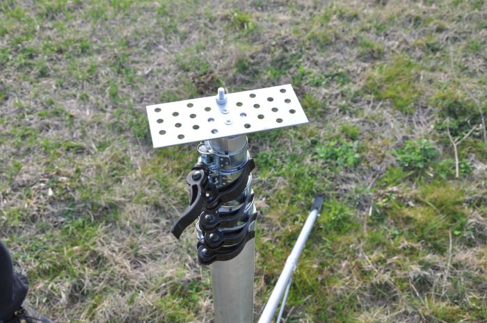 Мачта телескопическая алюминиевая 10м